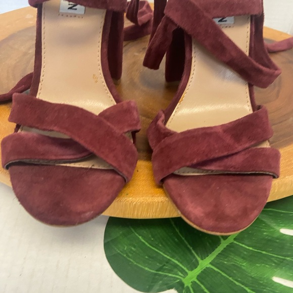 Steve Madden Christey Lace Up Leather Heel in Brandy Wine - Picture 8 of 15